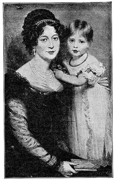Princess Victoira and the Duchess of Kent