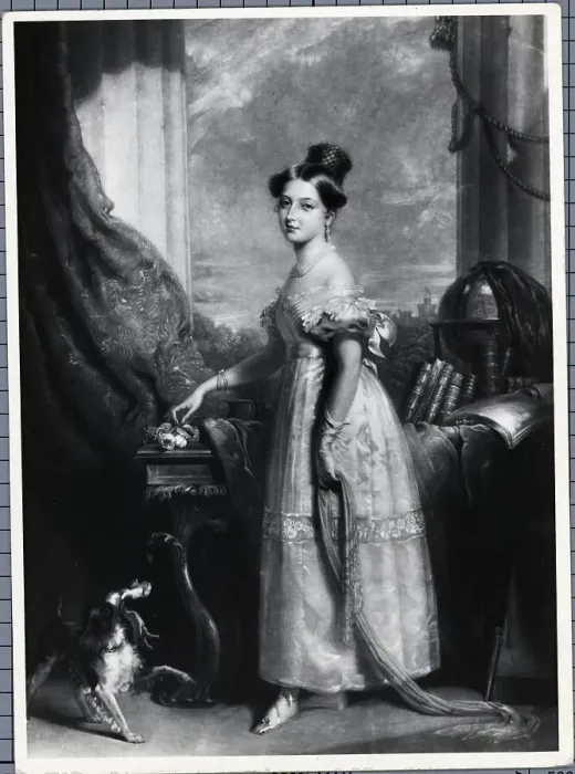 Framed Print : Princess Victoria, Painted Portrait Framed Print : Princess Victoria, Painted Portrait