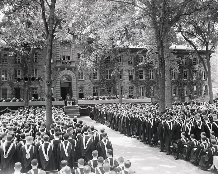 Framed Print : Princeton Commencement Ceremony Framed Print : Princeton Commencement Ceremony