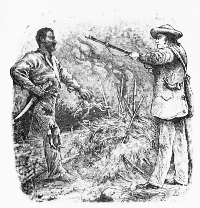 Framed Print : Print Depicting the Discovery of Nat Turner after William Henry Shelton Framed Print : Print Depicting the Discovery of Nat Turner after William Henry Shelton