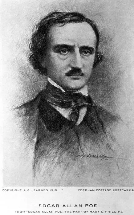 Framed Print : Print After Edgar Allan Poe by A.G. Learned Framed Print : Print After Edgar Allan Poe by A.G. Learned