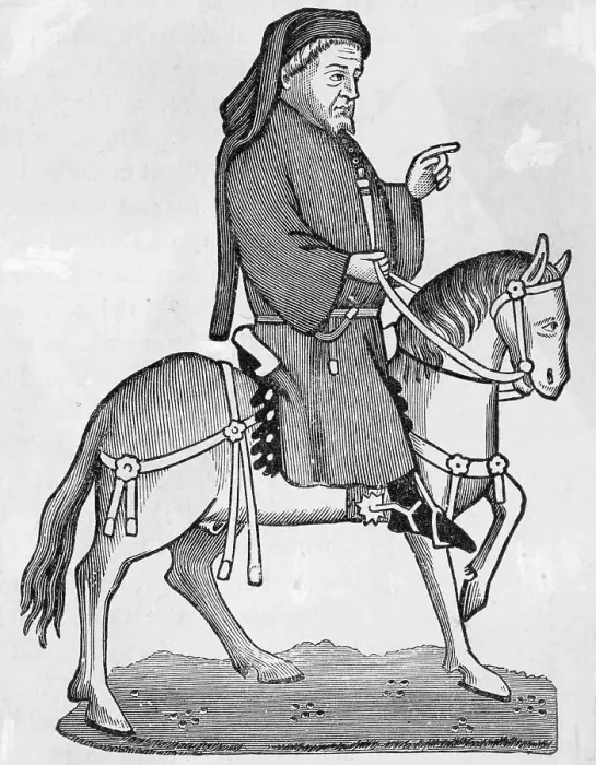 Framed Print : Print of Geoffrey Chaucer