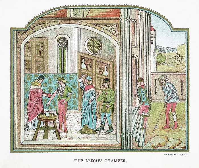 Framed Print : Print of the The Leech's Chamber Framed Print : Print of the The Leech's Chamber