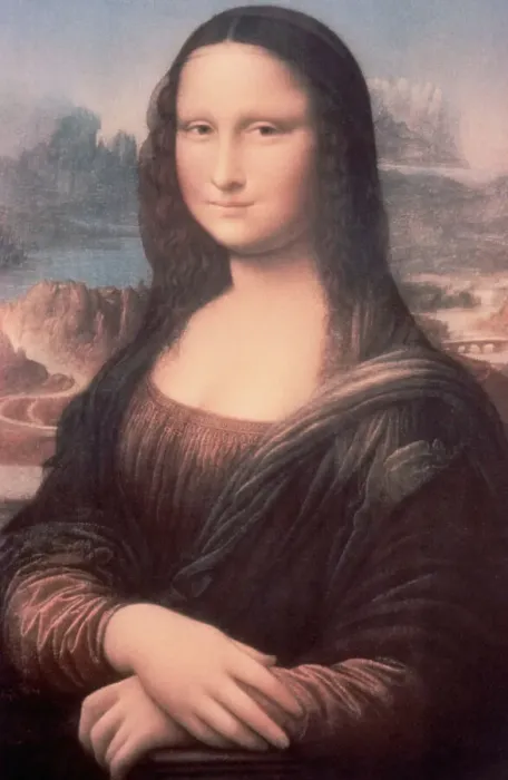 Framed Print : Printed Copy of Mona Lisa by Leonardo da Vinci Framed Print : Printed Copy of Mona Lisa by Leonardo da Vinci