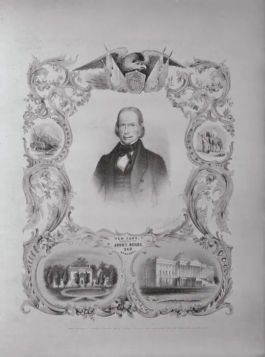 Framed Print : Printed Invitational for Campaigning Candidates Horatio Seymour and Francis Blair Framed Print : Printed Invitational for Campaigning Candidates Horatio Seymour and Francis Blair