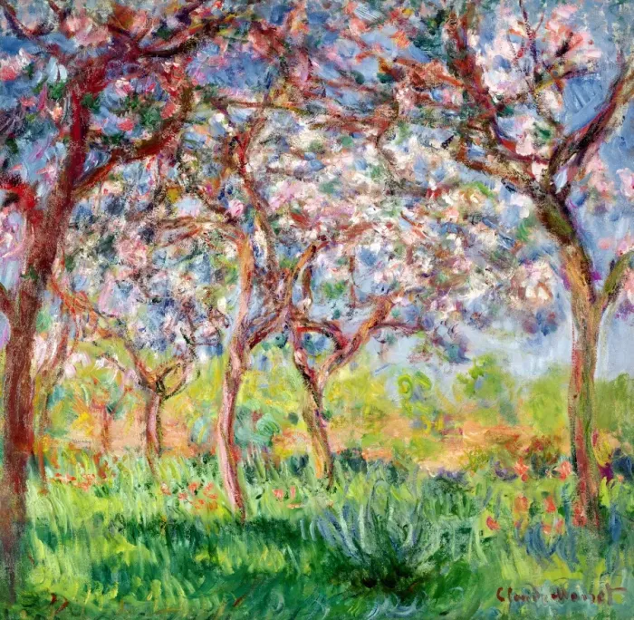Framed Print : Printemps a Giverny, 1903 (oil on canvas) Framed Print : Printemps a Giverny, 1903 (oil on canvas)