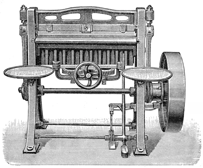 Framed Print : Printing banding machine Framed Print : Printing banding machine