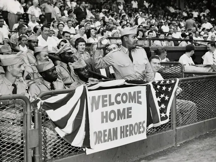 Framed Print : Former Prisoner Of War Opens Baseball Game Framed Print : Former Prisoner Of War Opens Baseball Game