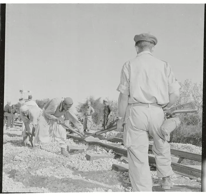 Framed Print : Prisoners Building Railroad Framed Print : Prisoners Building Railroad