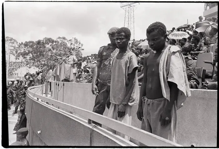 Framed Print : Prisoners On Display @Sese Seko Rally Framed Print : Prisoners On Display @Sese Seko Rally