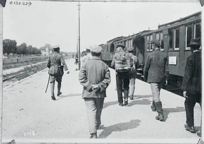 Framed Print : Prisoners by Train Framed Print : Prisoners by Train