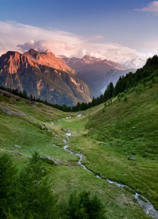 Framed Print : Pristine. Warm light causes the tops of the distant mountain ranges to glow Framed Print : Pristine. Warm light causes the tops of the distant mountain ranges to glow
