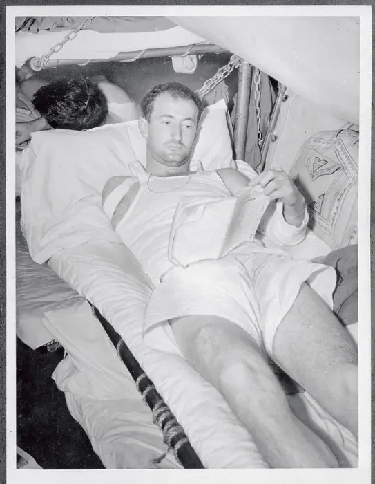 Framed Print : Private Speeding Back to America Aboard a Hospital Ship Framed Print : Private Speeding Back to America Aboard a Hospital Ship