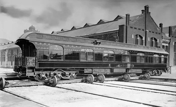 Framed Print : The Private Train Car Alexander Framed Print : The Private Train Car Alexander