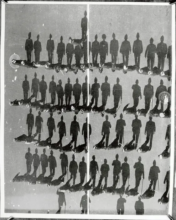 Framed Print : Prize Winning Photo of Marching Legionnaires Framed Print : Prize Winning Photo of Marching Legionnaires