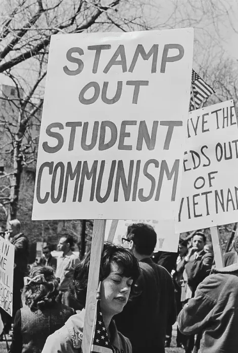 Framed Print : Pro-Vietnam War Rally Framed Print : Pro-Vietnam War Rally