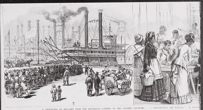 Framed Print : Procession of Refugees Framed Print : Procession of Refugees