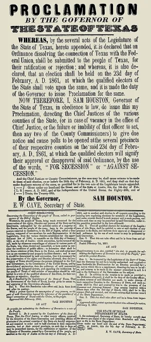Framed Print : Proclamation by the Governor of the State of Texas Framed Print : Proclamation by the Governor of the State of Texas
