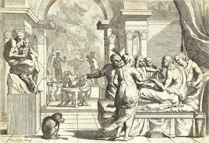 Framed Print : Prodigal Son Surprised by His Riches, 1635, Italy, Historical, digitally restored reproduction from a 19th century original Framed Print : Prodigal Son Surprised by His Riches, 1635, Italy, Historical, digitally restored reproduction from a 19th century original