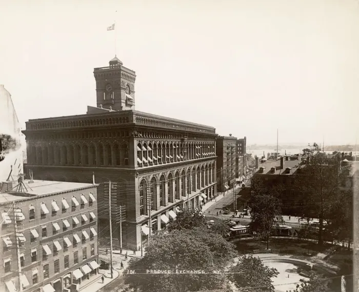 Framed Print : Produce Exchange Building At 2 Broadway In New York Framed Print : Produce Exchange Building At 2 Broadway In New York