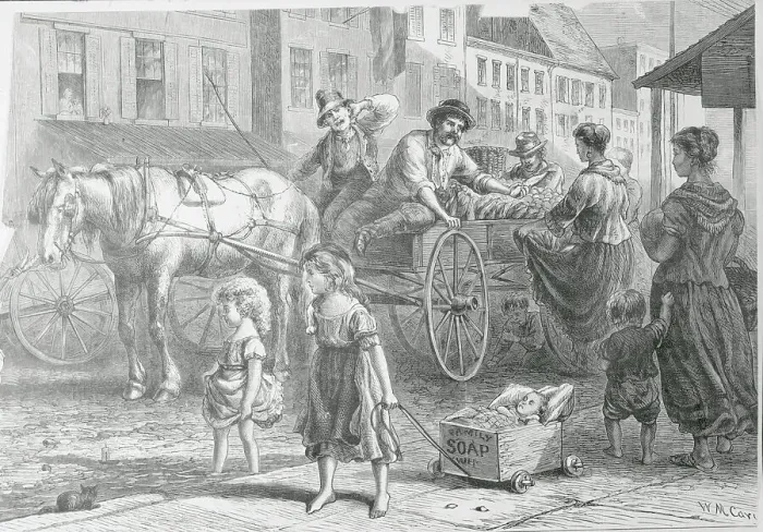 Framed Print : Produce Sellers Framed Print : Produce Sellers