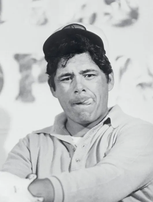 Framed Print : Professional Golfer Lee Travino in Pensive Mood Framed Print : Professional Golfer Lee Travino in Pensive Mood