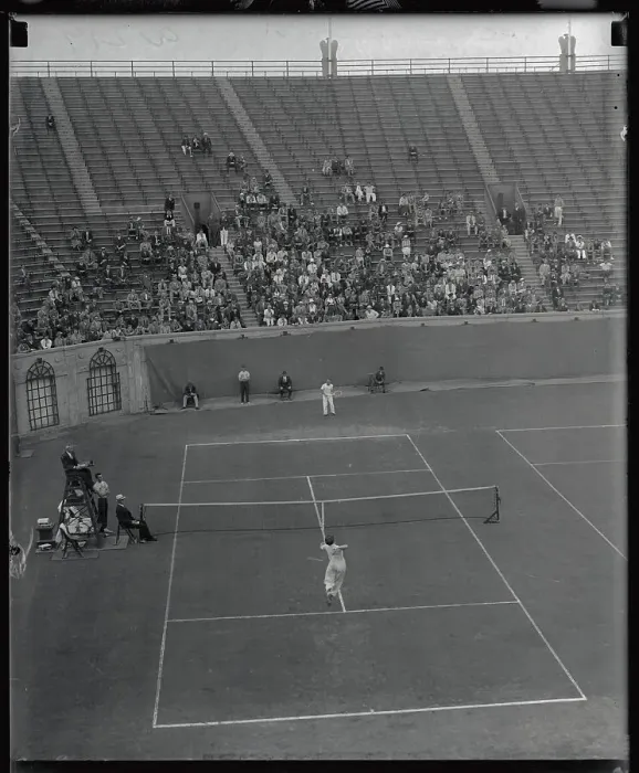 Framed Print : Professional Tennis Players in Action Framed Print : Professional Tennis Players in Action