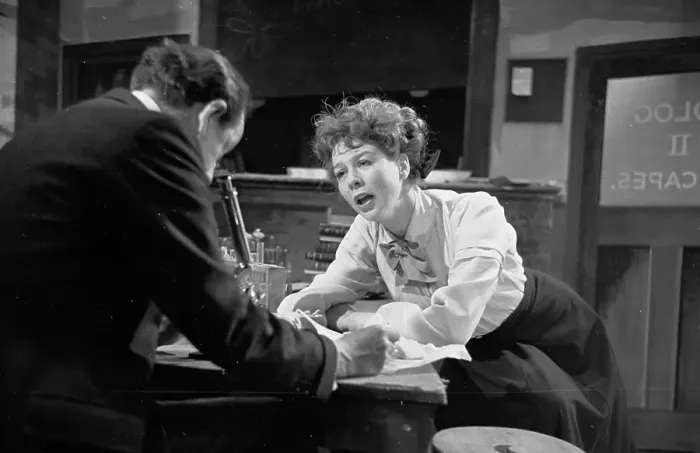 Framed Print : Professor. 28th May 1949: Professor Capes with his student Ann Veronica Framed Print : Professor. 28th May 1949: Professor Capes with his student Ann Veronica