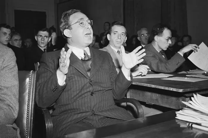 Framed Print : Professor Leo Szilard Testifies Framed Print : Professor Leo Szilard Testifies