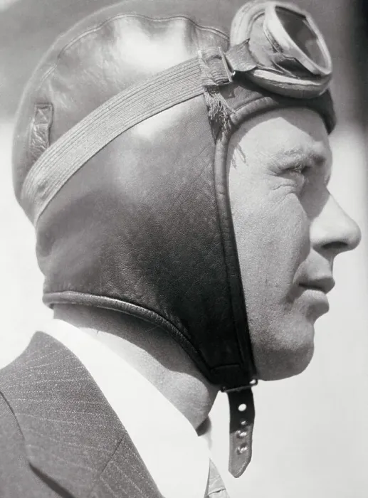 Framed Print : Profile of Charles Lindbergh Framed Print : Profile of Charles Lindbergh