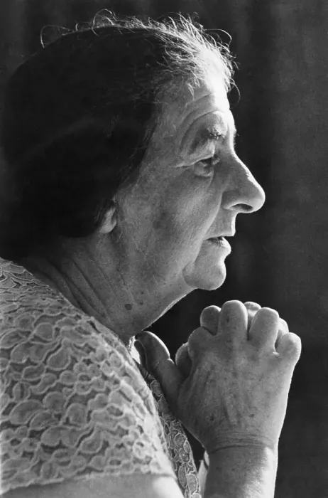 Framed Print : Profile of Golda Meir Framed Print : Profile of Golda Meir