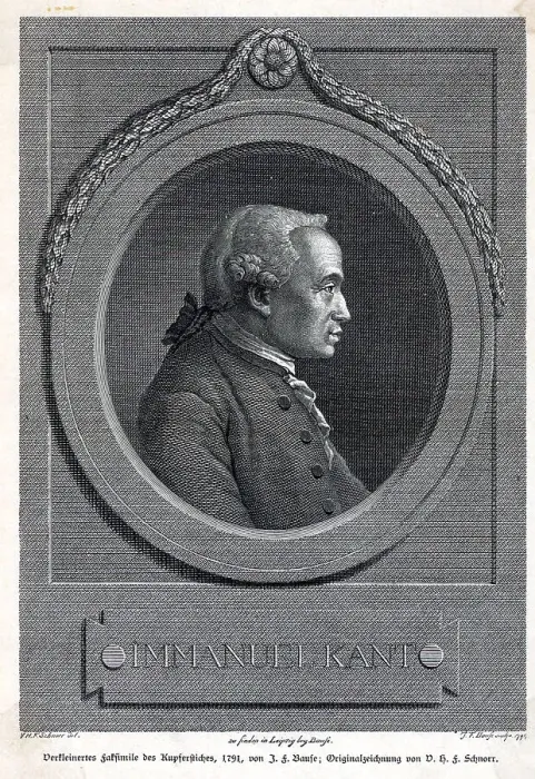 Framed Print : Profile Of Immanuel Kant Framed Print : Profile Of Immanuel Kant
