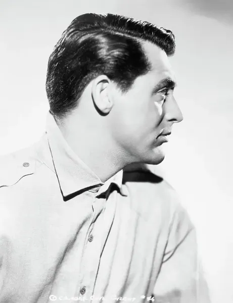 Cary Grant Profile Portrait Print, 1939. Art Prints, Posters