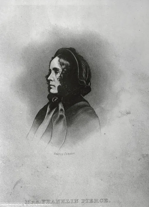 Framed Print : Profile Portrait of Jane Appleton Pierce The Wife of President Franklin Pierce Framed Print : Profile Portrait of Jane Appleton Pierce The Wife of President Franklin Pierce