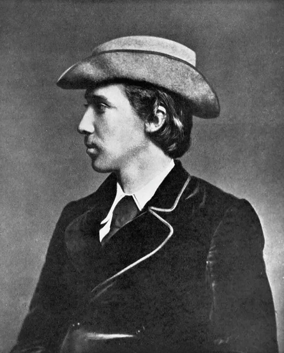 Framed Print : Profile Portrait of Robert Louis Stevenson