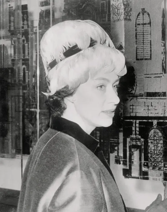 Framed Print : Profile of Princess Margaret Wearing a Hat Framed Print : Profile of Princess Margaret Wearing a Hat
