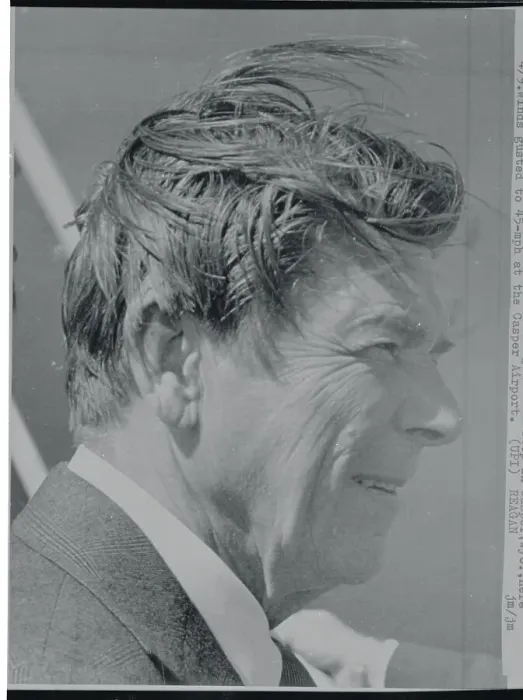 Framed Print : Profile of Ronald Reagan Framed Print : Profile of Ronald Reagan