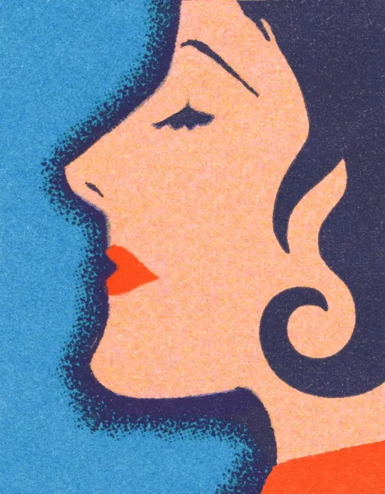 Framed Print : Profile of a Woman Framed Print : Profile of a Woman