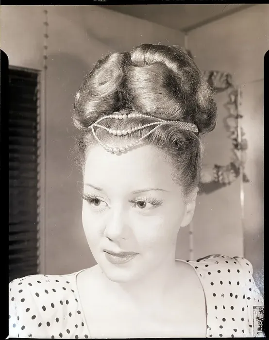 Framed Print : Profile Of Woman W / Pompadour Hairstyle Framed Print : Profile Of Woman W / Pompadour Hairstyle