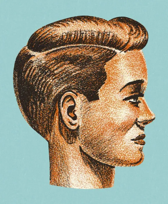 Framed Print : Profile of a Young Man Framed Print : Profile of a Young Man