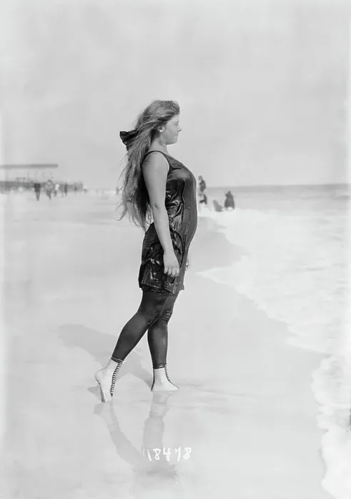 Framed Print : Profile of Young Woman on Beach Framed Print : Profile of Young Woman on Beach