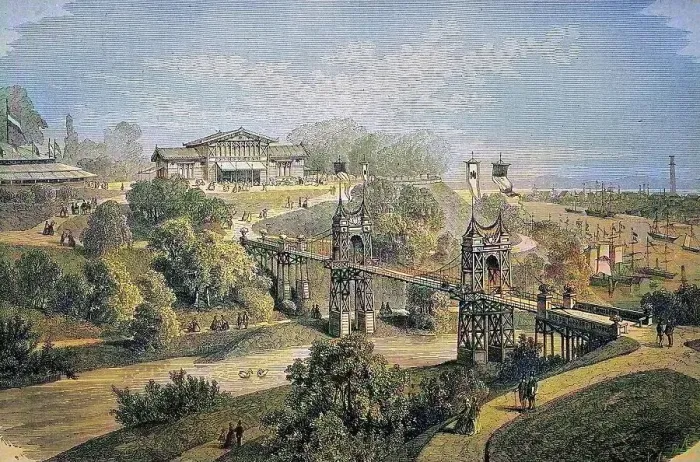 Framed Print : Projected buildings of the International Horticultural Exhibition in Hamburg, Germany, 1880, historical woodcut, circa 1880, digitally restored reproduction of a 19th century original, exact original date unknown, coloured Framed Print : Projected buildings of the International Horticultural Exhibition in Hamburg, Germany, 1880, historical woodcut, circa 1880, digitally restored reproduction of a 19th century original, exact original date unknown, coloured