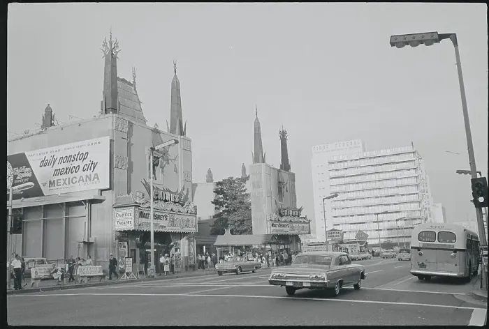 Framed Print : Prominent Buildings in Hollywood Framed Print : Prominent Buildings in Hollywood