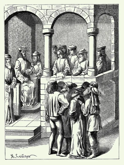 Framed Print : Promulgation of an Edict Framed Print : Promulgation of an Edict