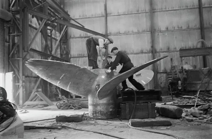 Framed Print : Propeller Factory Framed Print : Propeller Factory