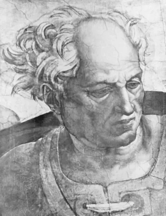 Framed Print : Detail of The Prophet Joel from the Sistine Chapel Ceiling Fresco Series by Michelangelo Framed Print : Detail of The Prophet Joel from the Sistine Chapel Ceiling Fresco Series by Michelangelo