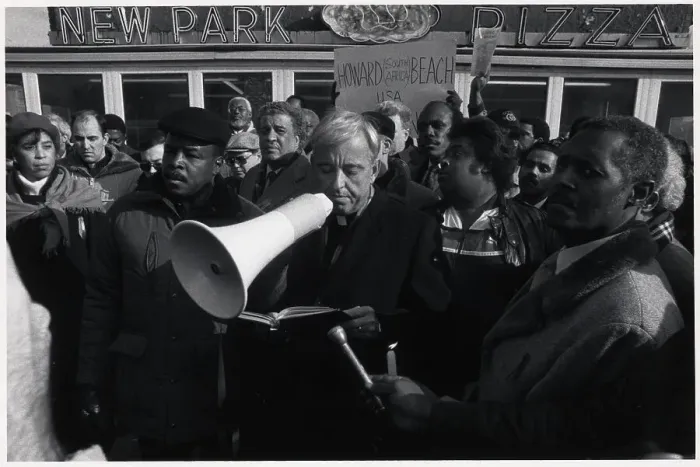 Framed Print : Protest in Howard Beach Framed Print : Protest in Howard Beach