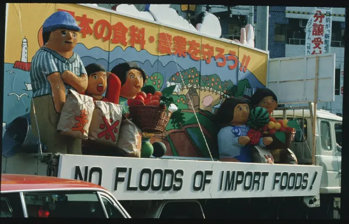 Framed Print : Protest Against Imported Foods Framed Print : Protest Against Imported Foods