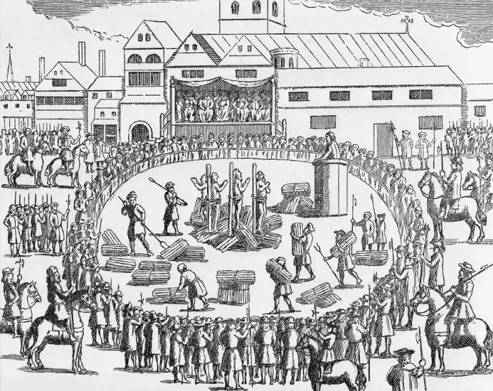 Framed Print : Protestants Killing Roman Catholics Framed Print : Protestants Killing Roman Catholics