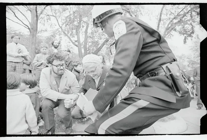 Framed Print : Protesters Being Arrested Framed Print : Protesters Being Arrested